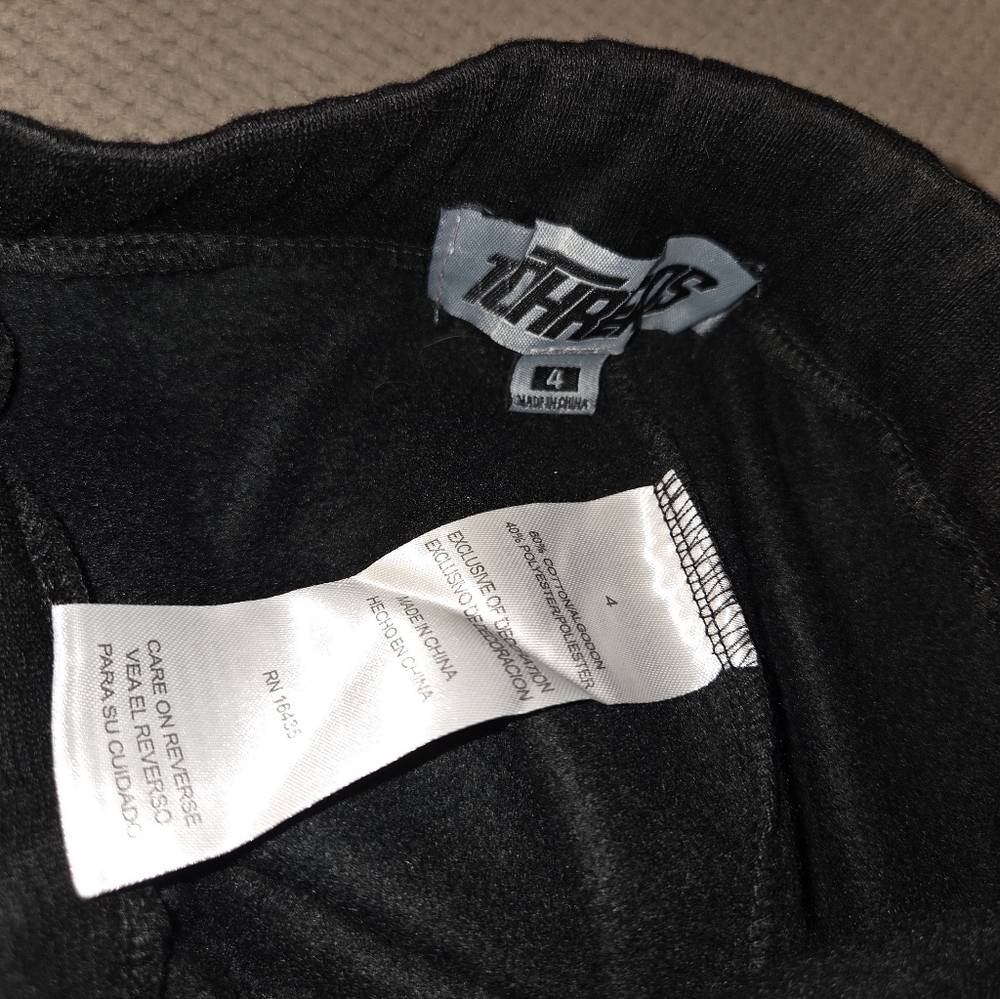 NEW 10Threads size 4 (3t) skelton Glow in The Dark 2pc Set fleece sweatshirt - Picture 9 of 15